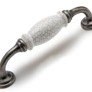 CRETE CERAMIC HANDLE ANTIQUE PEWTER 128MM